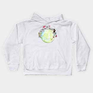 Happy Ragdoll Cat Planet Kids Hoodie